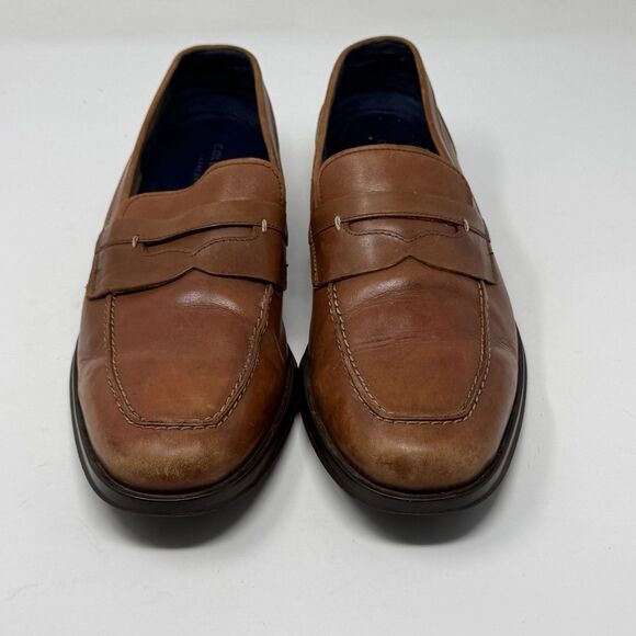 Cole Haan Grand Os Penny Loafers Mens 11 M Brown Leather Slip On Casual Shoes main image 7